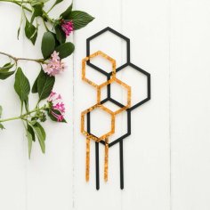 Lazer Kesim İç Mekan Bitki Destek Çerçevesi/Kazığı