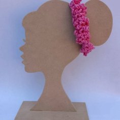 Lazer Kesim Lastikli Toka Teşhir Başlığı, Fiyonklar, Taçlar, Şapkalar Teşhir Standı