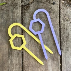 Lazer Kesim Bitki Destek Çubuğu Tırmanıcı Bitki Desteği