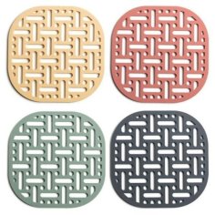 Lazer Kesim Modern Kahve Fincanı Bardak Altlıkları Sıcak Servis Altlıkları