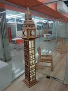 Lazer Kesim Big Ben 3D 2100mm