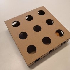 Lazer Kesim Kedi Oyuncağı Karton Kutu