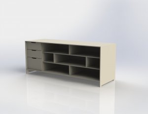 Rack Moderno parça 6 DXF dosyası