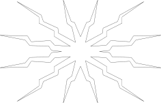 Patlama dxf dosyası