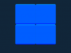 Tetris bloğu O stl dosyası