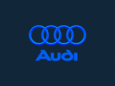 Audi Logo stl dosyası