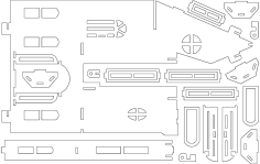 Fantezi Villa 6 dxf dosyası
