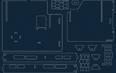 Fantezi Villa 7 dxf dosyası