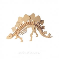 Stegosaurus 3D Puzzle DXF Dosyası