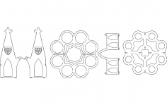 Beerholder (Bierkranz) DXF Dosyası