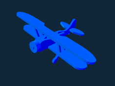 Waco UPF-7 Çift Düzlem stl dosyası