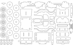 Jeep dxf dosyası