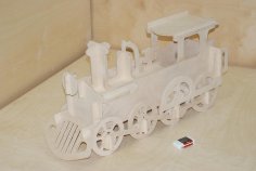 Lokomotif 10mm kontrplak dxf dosyası