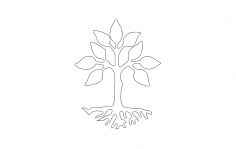 Ağaç Tasarımı dxf dosyası