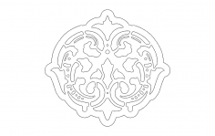 Dekorasyon dxf dosyası