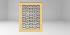 Çerçeve Izgara DXF Dekorasyon Dosyası