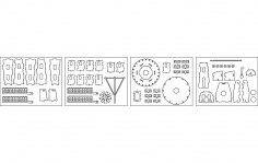 melnitsa (değirmen) dxf dosyası