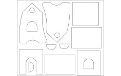 skvoreshnik dxf dosyası