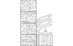 3D Cruise gemisi Crucero 3mm dxf dosyası
