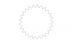 Kam (Dişli) dxf dosyası