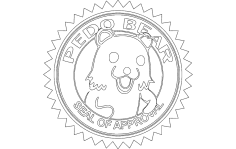Pedobear dxf Dosyası