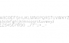 Font Online Düzenlenmiş dxf Dosyası
