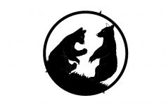 BEARS 1 dxf Dosyası