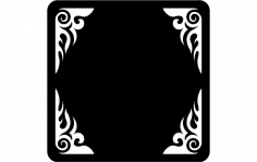 Çerçeve - 1 dxf Dosyası