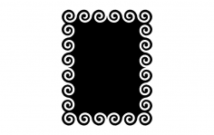 Çerçeve - 5 dxf Dosyası