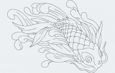 Sazan suyu dxf dosyası
