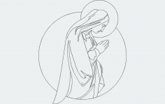 Meryem Ana DXF Dosyası