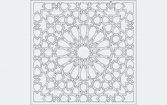 Izgara Deseni dxf Dosyası