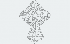 Celticcross dxf Dosyası