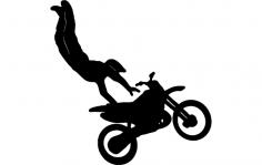 Motosiklet Akrobasi dxf Dosyası