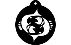 Balık Yuvarlak dxf Dosyası
