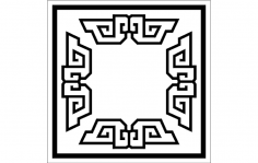 Çerçeve Tasarımı 6 dxf Dosyası