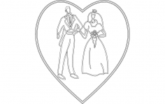 Gelin Damat dxf Dosyası