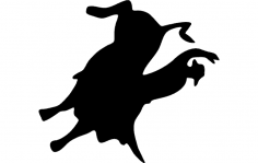 Bull Rider 1 dxf Dosyası