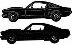 Klasik Araba 16 dxf Dosyası