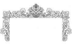 Çerçeve Tasarımı 6 dxf Dosyası