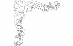 Köşe Tasarımı 6 dxf Dosyası