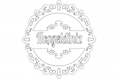 Hosgeld N dxf Dosyası