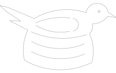 Kuş Yuvası dxf Dosyası