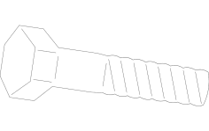 Cıvata dxf Dosyası