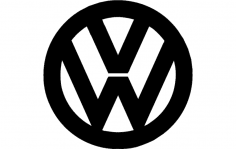 VW Logosu dxf Dosyası