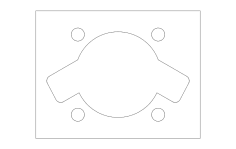 Yemek masası dxf dosyası