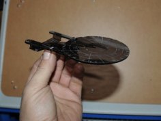 Lazer Kesim Star Trek USS Enterprise Ücretsiz Vektör
