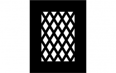 Kafes Kartı dxf Dosyası