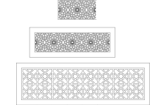 Radyokaj Deseni DXF Dosyası