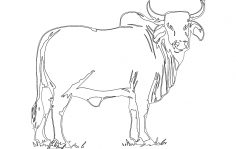 Boğa dxf Dosyası